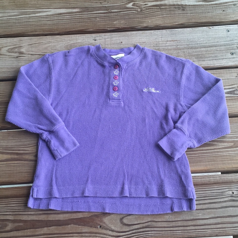 Girl’s LL Bean Size XXS Long Sleeve Thermal Tee